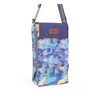 Bolso Matero Desplegable Diseño Energy Chilly Color Azul