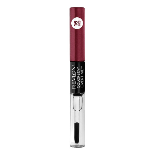 Labial Líquido Cs Overtime Lipcolor Tono Relentless Raisin Acabado Gloss