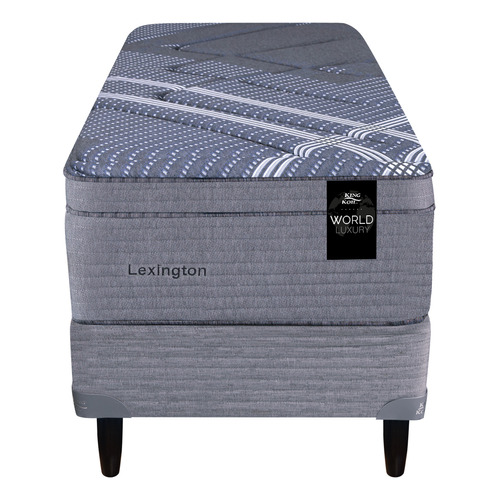 King Koil World Luxury Lexington 1 1/2 plaza 190cmx100cm gris