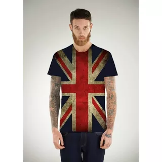 Playera Para Hombre Con Bandera Inglaterra Flag Of England 