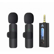 Microfono Corbatero Inalambrico 2 Microfonos 3.5mm Miniplug