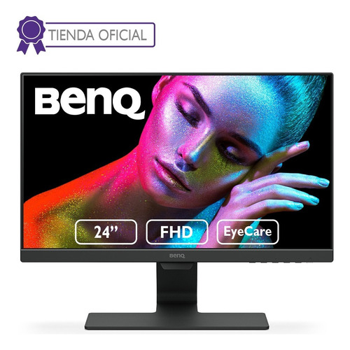 Monitor Full Hd Benq Gw2480 Ips 24 Eye-care Bisel Delgado Color Negro