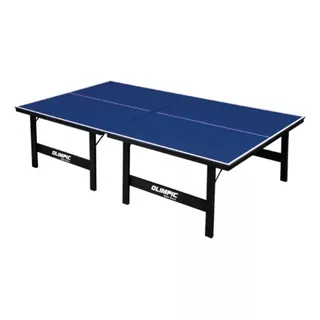 Mesa De Ping Pong Klopf 1013  Olimpic Fabricada Em Mdp Cor Azul