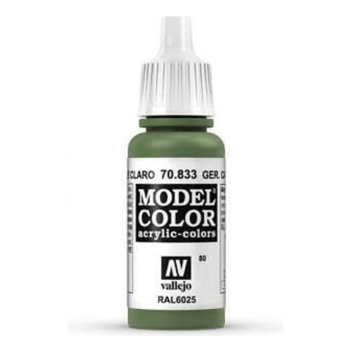 Vallejo Model Color 17ml Pintura Acrílica Color 80 Alemán Camuflaje Verde Claro 70.833