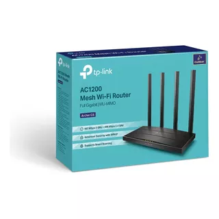 Roteador Tp-link Archer C6 Ac1300 Mu-mimo Gigabit