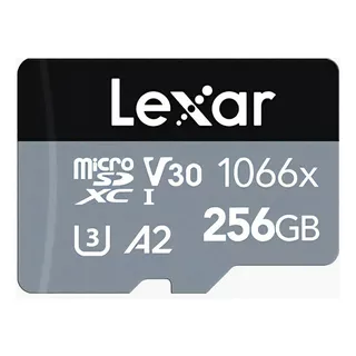 Cartão De Memória Microsd 256gb Lexar C10 U3 V30 160mb/s