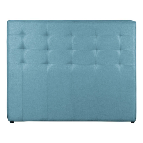 Cabecera Matrimonial Roomi Diseño Moderno 120 Cm De Alto Rs Color Azul Petróleo