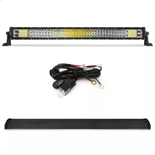 Barra De Led 441w 7d 82cm + Suporte Duplo + Valvula + Cabos