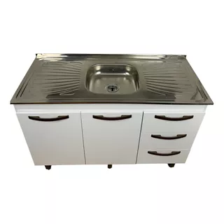 Cuba De Pia Inox Inoxidavel Cozinha 120 Cm Com Valvula