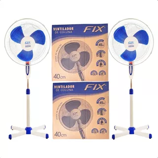 Kit 2 Ventiladores 40 Cm Diâmetro De Coluna 3 Velocidades