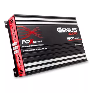 Gfx-75x4 Genius Amplificador, Sound Quality 4 Canales Full Color Negro