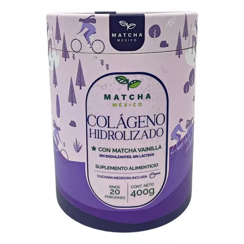 Colágeno con magnesio y té matcha-Vainilla