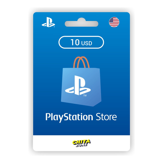 Tarjeta Psn Gift Card 10 Usd Región Usa 