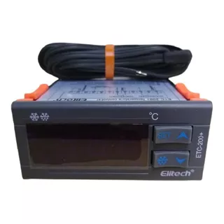 Combistato Electronico Etc-200 Elitech Sensor Alarma Descong