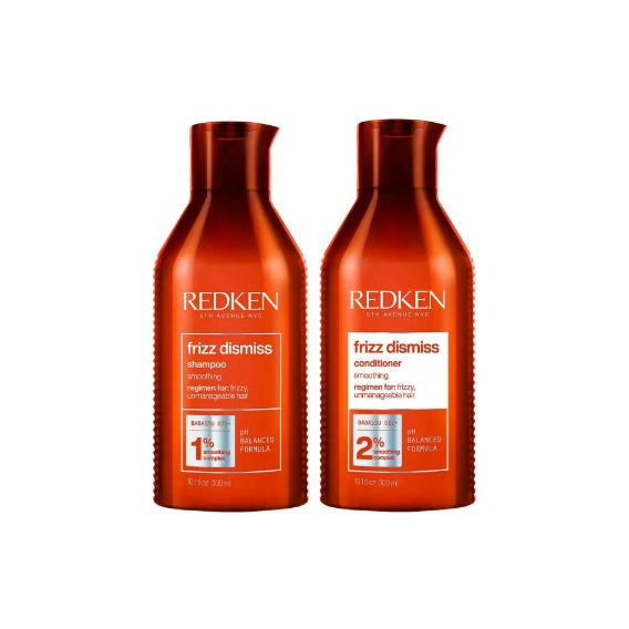 Redken Frizz Dismiss  Dúo Shampoo 300 Ml + Conditioner 300 