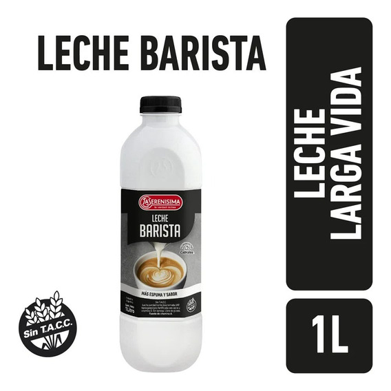 Leche La Serenisima Sin Lactosa Barista 1l X 18u Botella