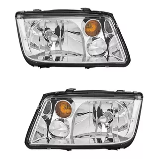 Par Faros Jetta A4 1999 -  2007 Cuarto Ambar Calidad Tyc Bsn