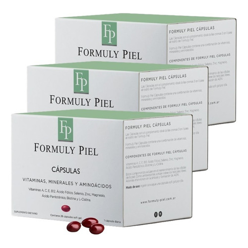 3x2 | Formuly Piel Cápsulas Anti-age (soft Gel) Momento de aplicación Día/Noche Tipo de piel Todo tipo