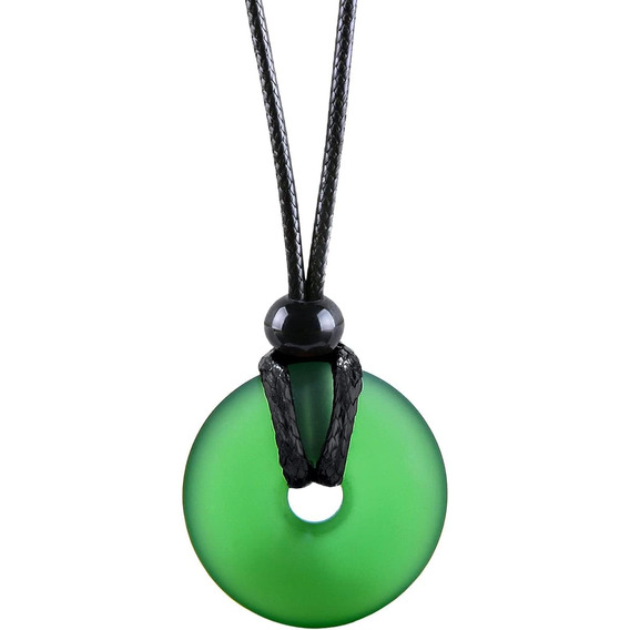 Sea Glass Jewelry - Serie I Am - Collar Clásico De Donut De 