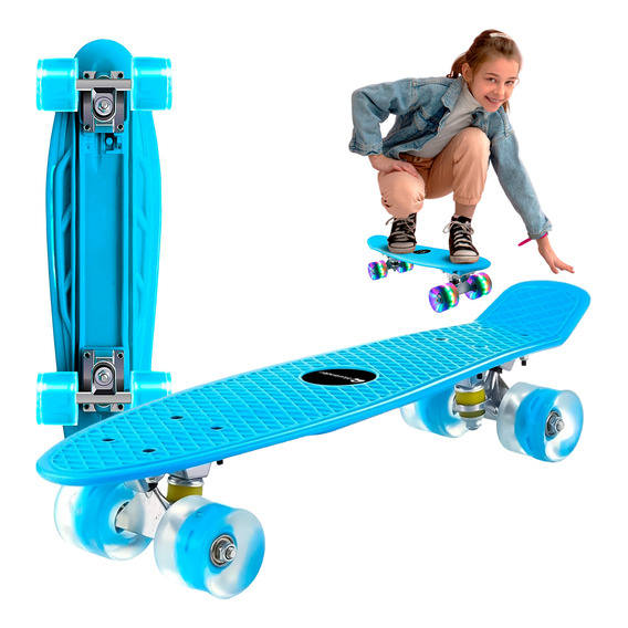 Patineta Penny Board Tabla Skate Con Ruedas Luminosas Led