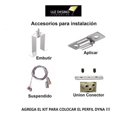 Perfil Lineal Led Union Dyna L 13w 3cct Negro Lk