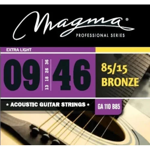 Encordado Cuerdas Guitarra Acustica Magma 09
