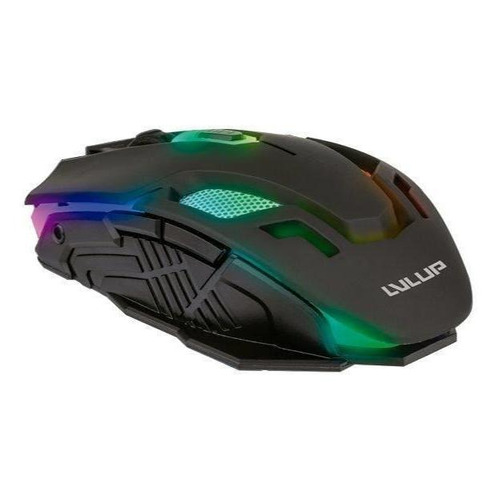 Mouse Gamer Vivitar Lvlup Vertex 5 Botones 3200dpi Negro