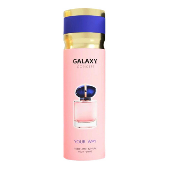 Perfume en aerosol Galaxy Concept Your Way para mujer, 200 ml