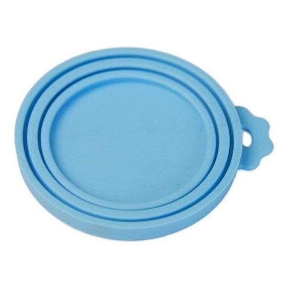 Tapa De Silicona Para Latas Azul Perro Mascan