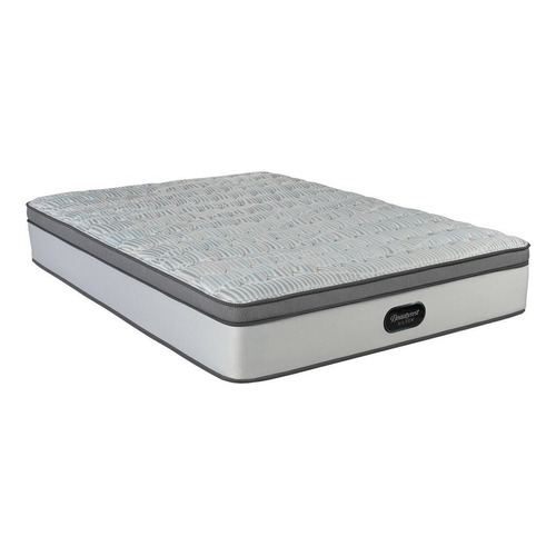 Colchón 2 plazas de resortes Simmons Beautyrest Silver - 150cm x 190cm x 30cm con pillow top