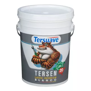 Pintura Latex Interior Blanco Tersen Tersuave Lavable 20 Lt