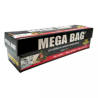 Papel Aluminio Modelo 400 Mega Bag Grueso/delgado (1 Rollo)