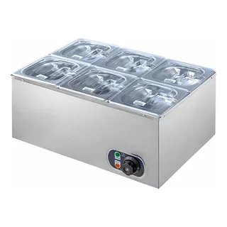 Rechaud Termico 6 Cubas Inox 110v 220v Zepper Zprc061/6