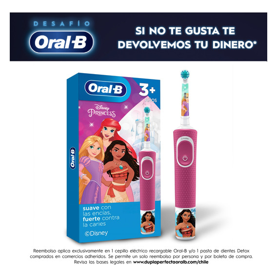 Cepillo De Dientes Eléctrico Oral-b Disney Princess Vitality