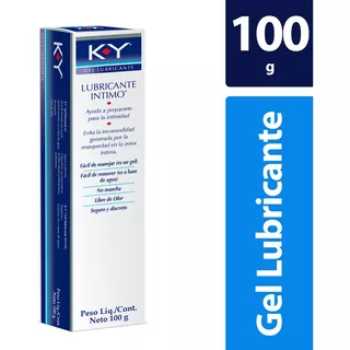 Gel Lubricante Íntimo K-y A Base De Agua Envase 100 Gr