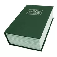 Caja Fuerte Simulada Libro Marca Rd Royal Design Cofre Monedero Porta Valores N°2 Verde