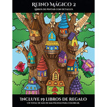 Libros De Pintar Con Detalles -reino Magico 2-: Este Libro C