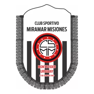 Banderín Cs Miramar Misiones, Fabricamos Todos Los Clubes.  