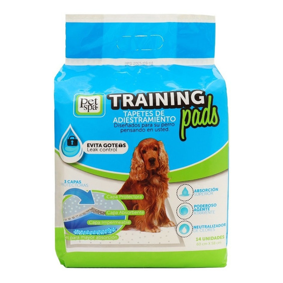 Tapete Training  Pads Pañal Perro Tradicional X 14 Und