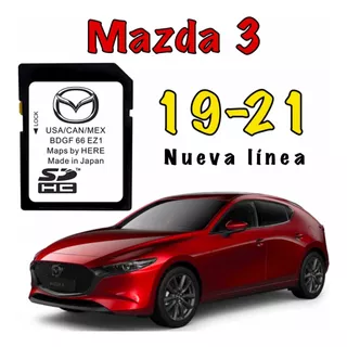 Tarjeta De Navegación Sd Mazda 3 - Cx30 2019-2021 + Tapones 