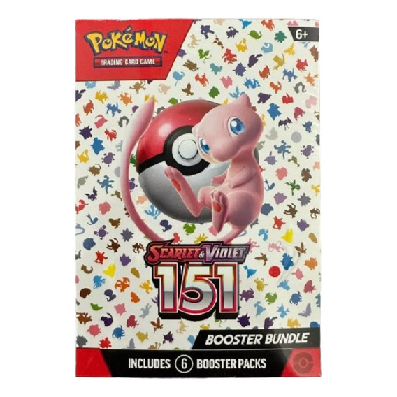 Pokémon 151 Tcg Booster Bundle - 6 Sobres Caja Sellada 