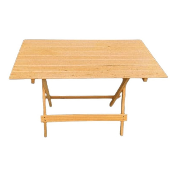 Mesa Plegable Grande De Madera