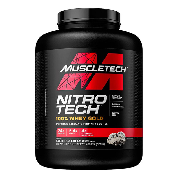 Nitro Tech 100% Whey Gold 5 Lbs - Muscletech
