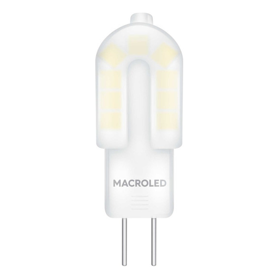 Lampara Macroled Bipin Led G4-op-220-2.5 Cálida 2,5w 190lm Color de la luz Blanco cálido