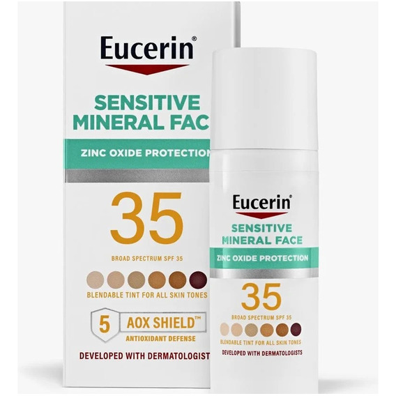 Eucerin | Sensitive Mineral Face Fps 35 Protector Solar 50ml