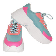 Tênis Sneaker Feminino Candy Colors Neon Marca Zatz 