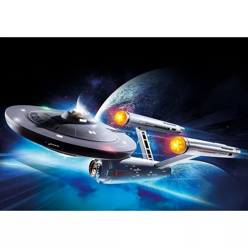PLAYMOBIL Star Trek 70548 U,S,S, Enterprise NCC 1701, con aplicación AR,  Efectos de luz y Sonidos Originales, De 10 a 99 años : : Juguetes  y juegos