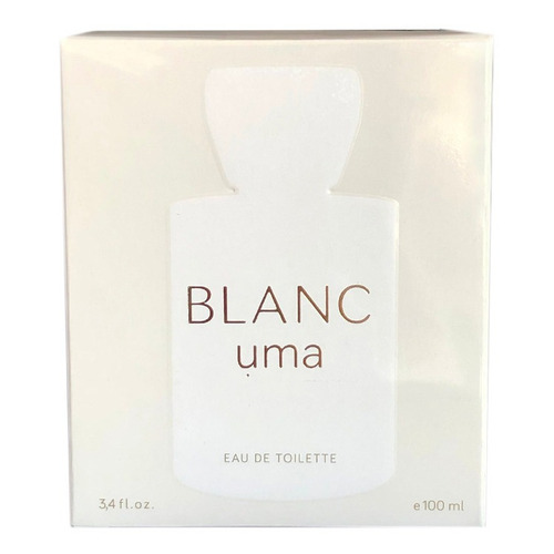 Perfume Uma Blanc X 100ml - Eau De Toilette Para Mujer