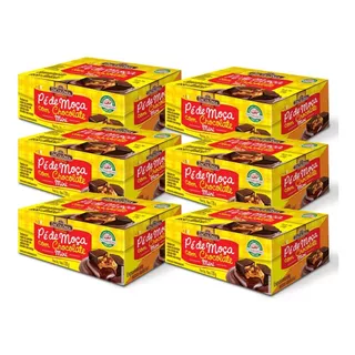 Pé De Moça Com Chocolate 120g Dacolônia - 6 Un