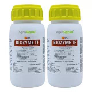 Biozyme Hormonas Para Plantas Arboles, Jardin 225ml 2 Piezas